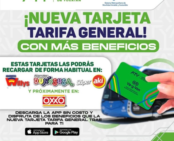 ¡Yucatán Avanza! Nuevas tarjetas inteligentes Va y Ven mejorarán la movilidad