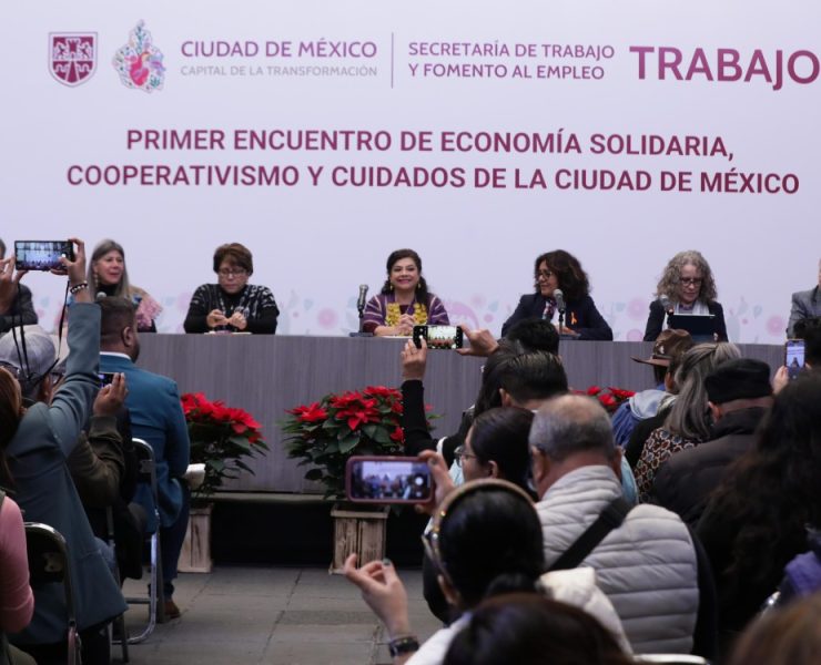 Clara Brugada impulsa economía solidaria con perspectiva de género en la Ciudad de México