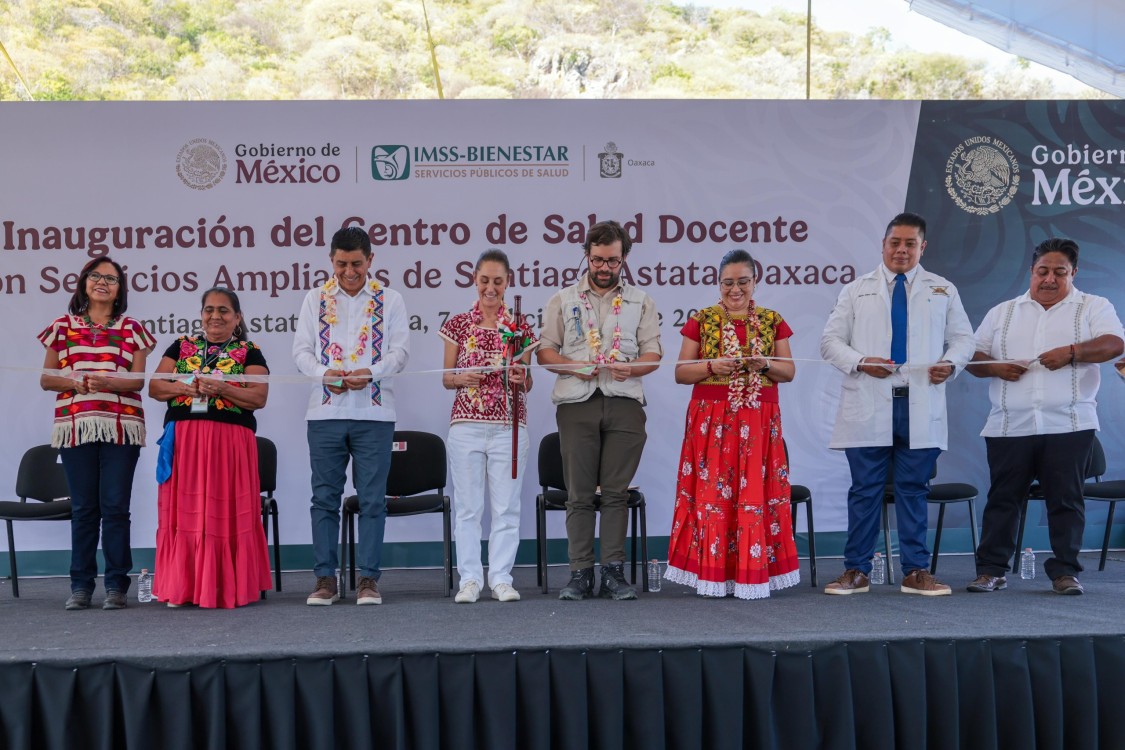 Sheinbaum impulsa transformación de la salud comunitaria con nuevo Centro de Salud en Oaxaca