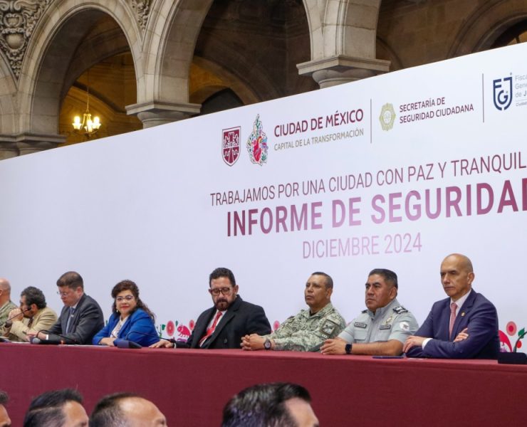 Clara Brugada destaca avances en seguridad: “La Ciudad de México es hoy más segura y mejor vigilada”