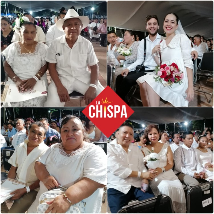 Un total de 414 parejas, algunas con más de 60 años compartiendo sus vidas, formalizaron finalmente su unión