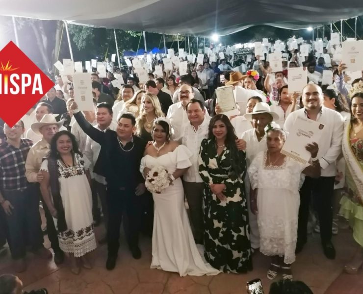 Xmatkuil fue testigo del amor más de 400 parejas dijeron 'Sí, acepto'