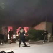 Incendio en Dzilam De Bravo