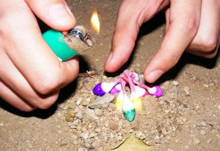 Niño sufre quemaduras por encender los famosos frijolitos: los peligros de jugar con pirotecnia