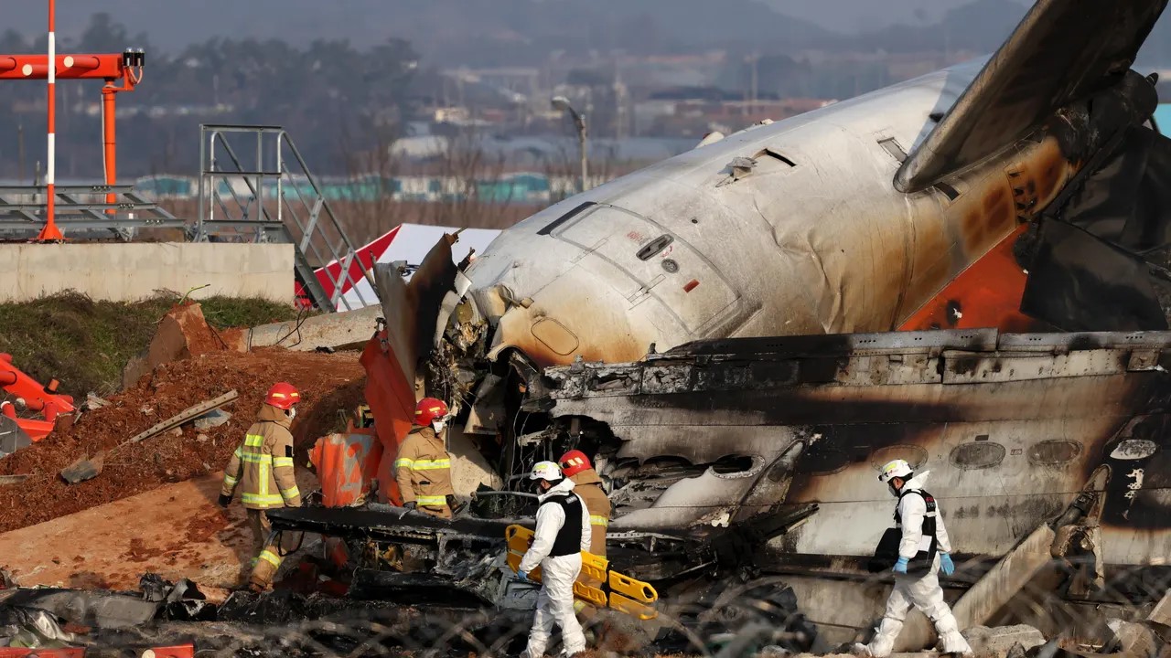 Accidente aéreo en Corea del Sur