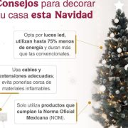 CFE advierte sobre el uso seguro de luces y adornos navideños para evitar accidentes este diciembre