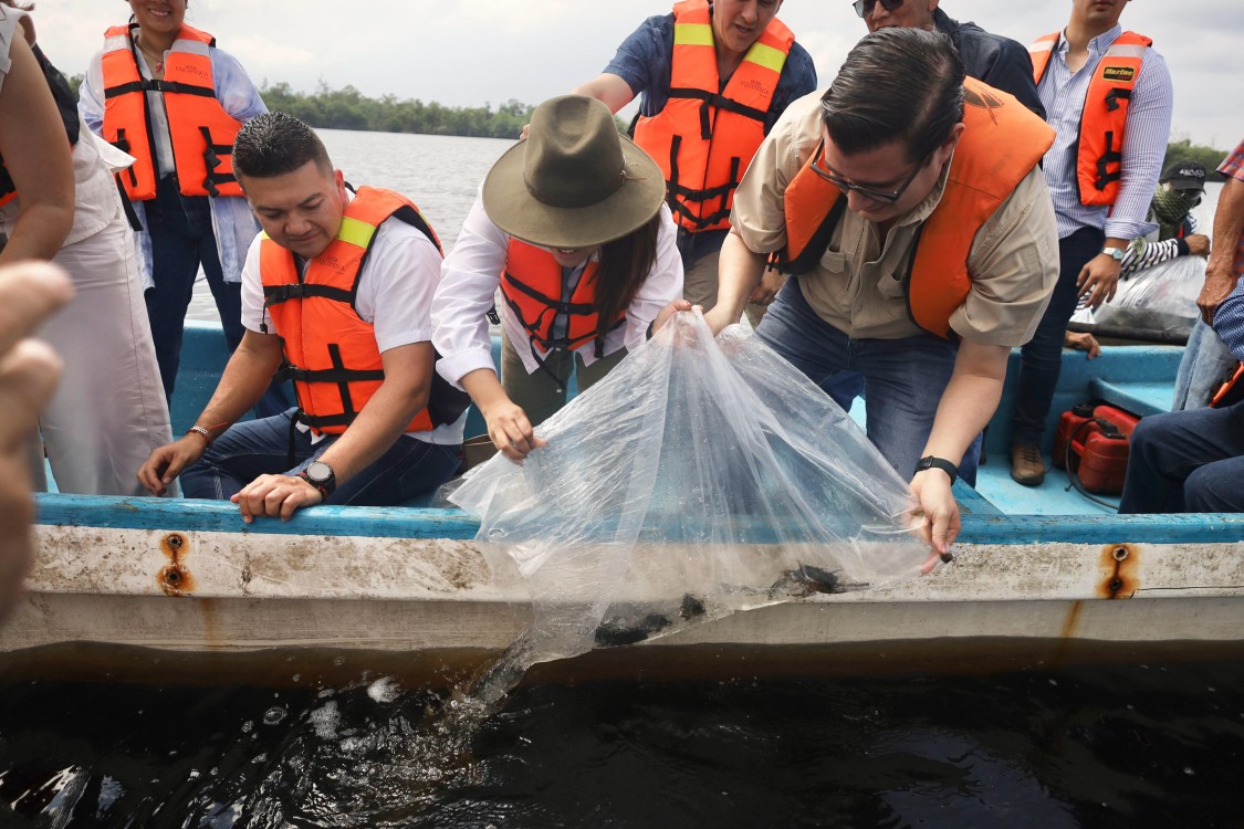 Acciones para preservar Cinco Lagunas en Comalcalco