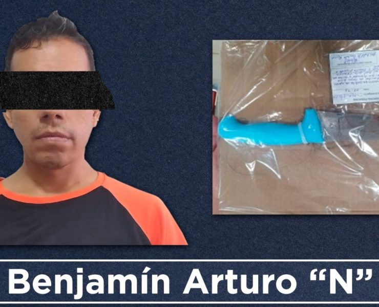 Hombre detenido por intento de feminicidio en Tabasco