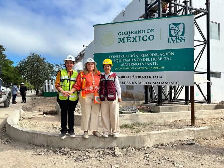 Zoé Robledo inaugurará el hospital de Gineco-Pediatría de Ciudad del Carmen