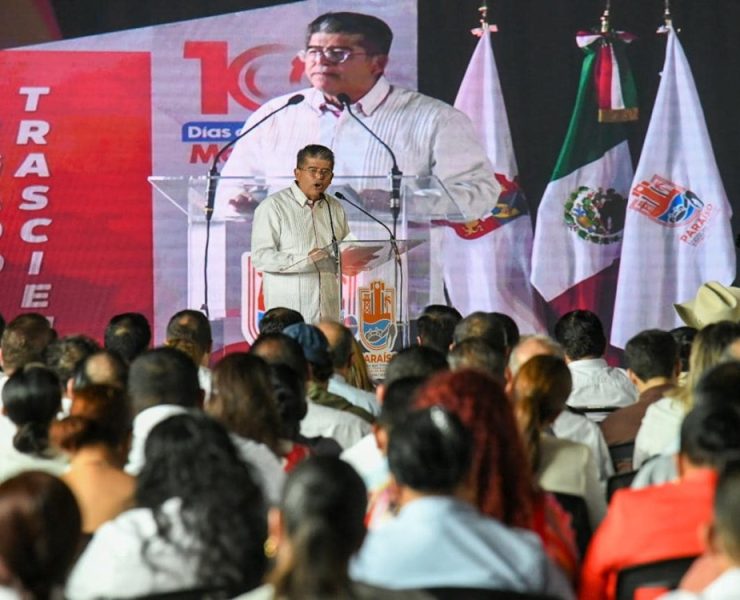 Alfonso Baca presentó su informe de 100 días de gobierno en Paraíso