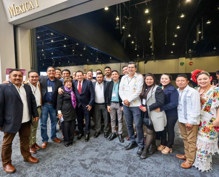 Joaquín Díaz Mena en el “Encuentro Nacional Municipal 2025” encabezado por Claudia Sheinbaum