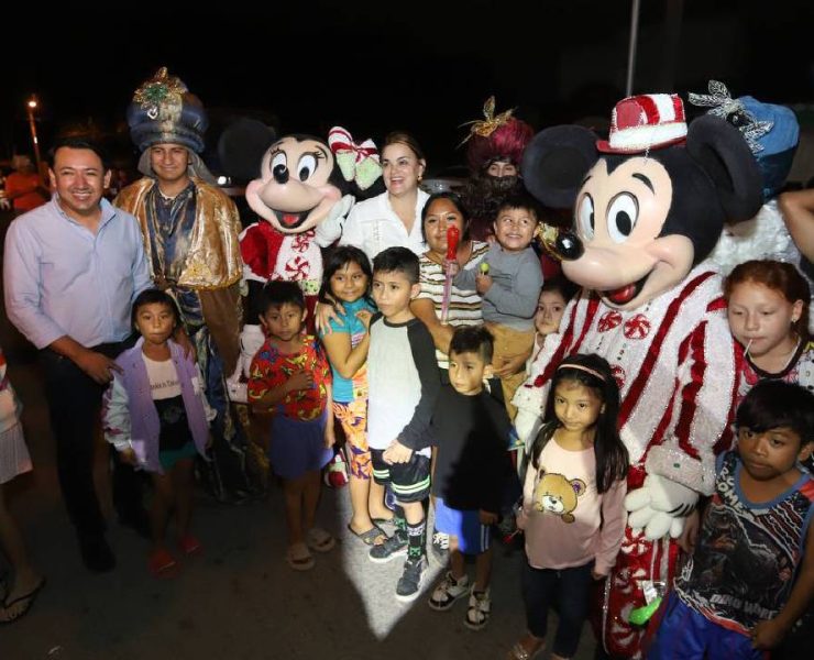 Los Reyes Magos llegan al sur de Mérida con sorpresas mágicas