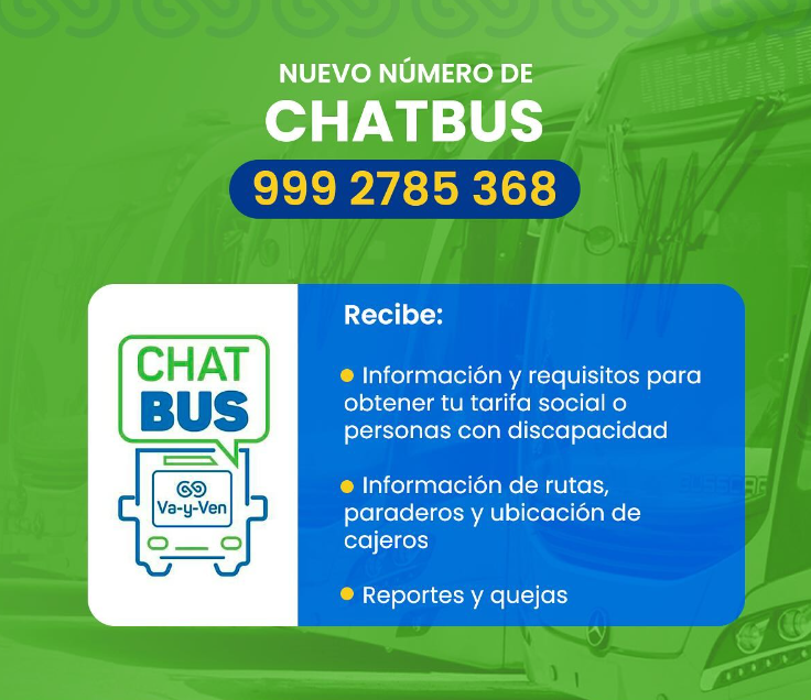 nueva ruta Va y Ven poniente