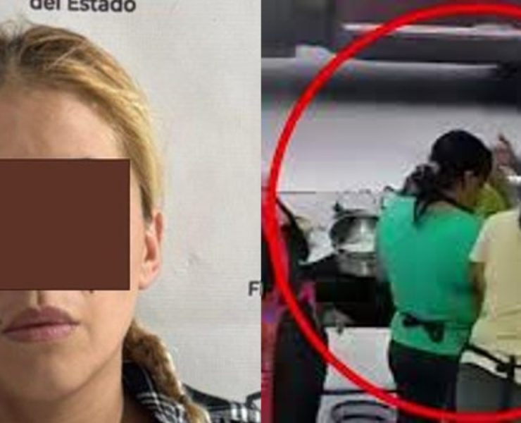 Mujer que lanzó aceite hirviendo