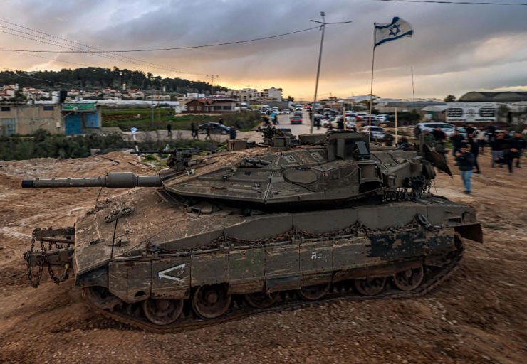 Tanques de Israel en Palestina. Una invasión sin previo aviso