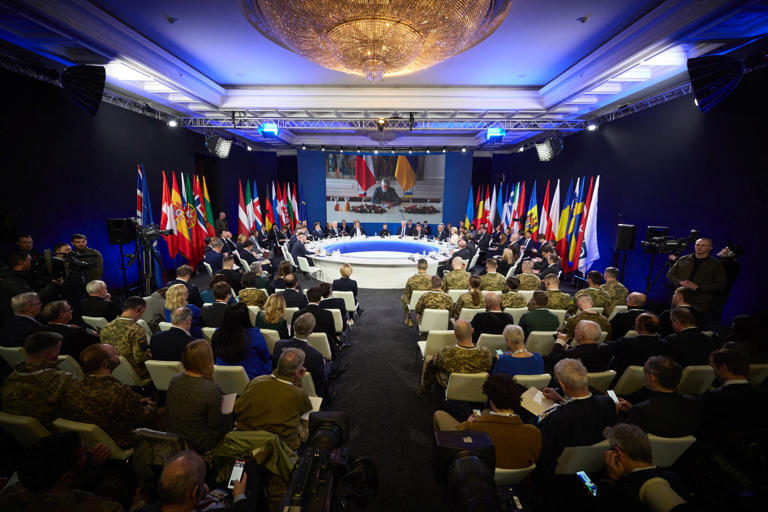 ¿Ucrania recibe a líderes europeos?