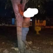 ¡Impactante! Amarran a sospechoso de robo a un Árbol en Umán