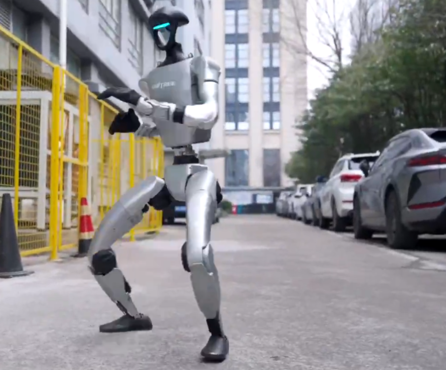 La importancia de la agilidad y el equilibrio en el robot haciendo kung-fu