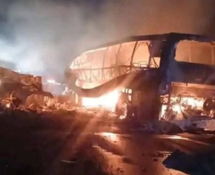 Entrega de cuerpos de víctimas del accidente Escárcega