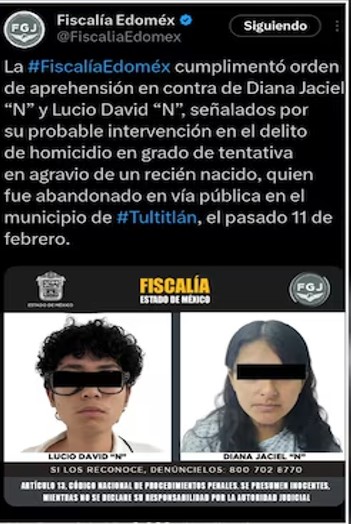 Confesión y detención de los responsables