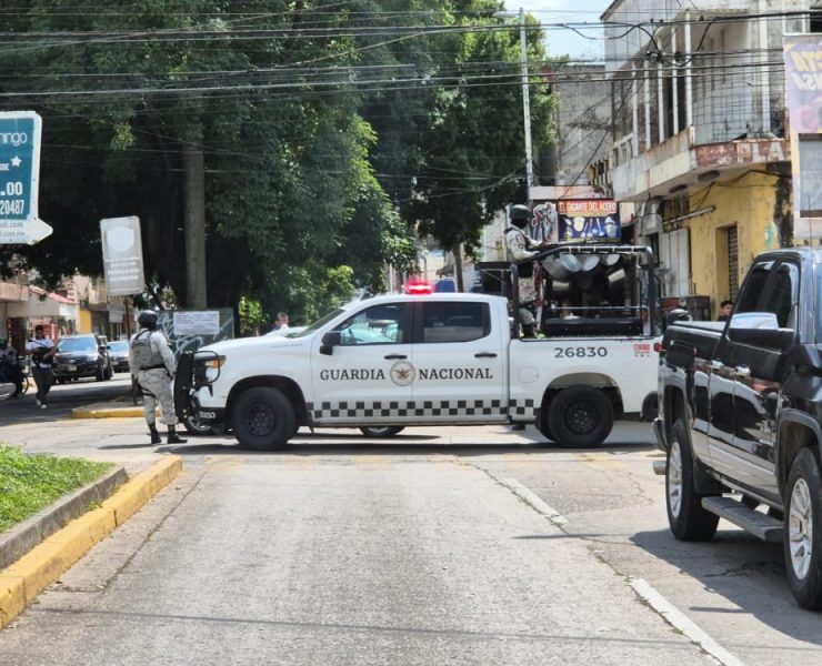 Guardia Nacional detiene a tres personas con armas