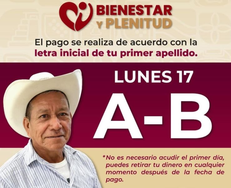 Inician pagos del programa Bienestar y Plenitud