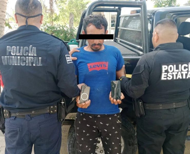 Ladrón capturado en pleno robo en Santa Clara