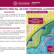 ¡Alerta Climática! Procivy recomienda precaución por lluvias fuertes en Yucatán