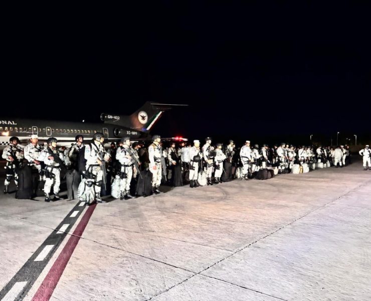 Quintana Roo refuerza la seguridad enviando tropas a la frontera norte