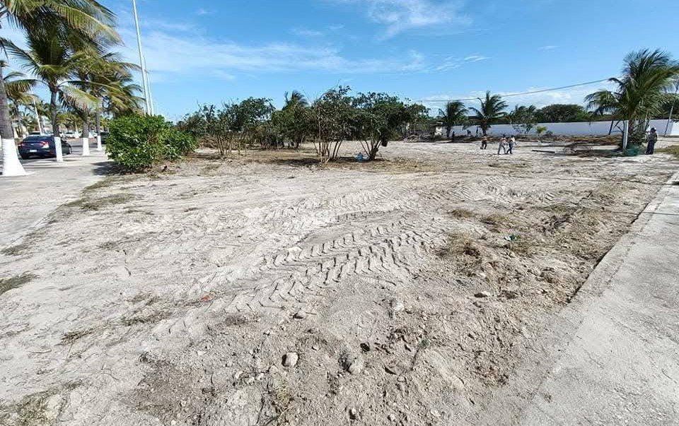 Área de juego general en el espacio recuperado el día de ayer