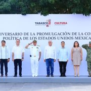 Tabasco conmemora el 108 aniversario de la promulgación de la Constitución Política de México