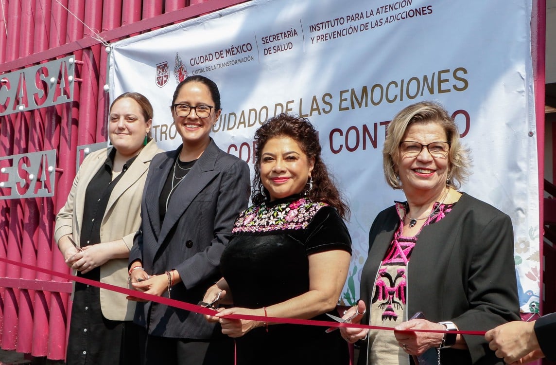 Clara Brugada inaugura el primer Centro de Cuidado de las Emociones en Tlalpan