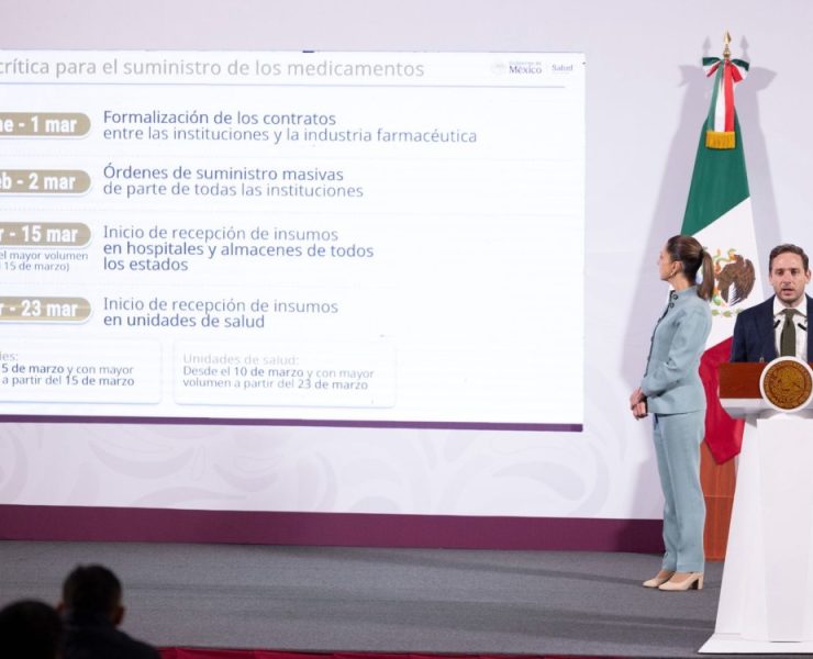Gobierno acelera estrategia para garantizar abasto de medicamentos en el primer trimestre de 2025