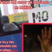 Otro escándalo en Va y Ven Chofer en acto íntimo dentro de la unidad