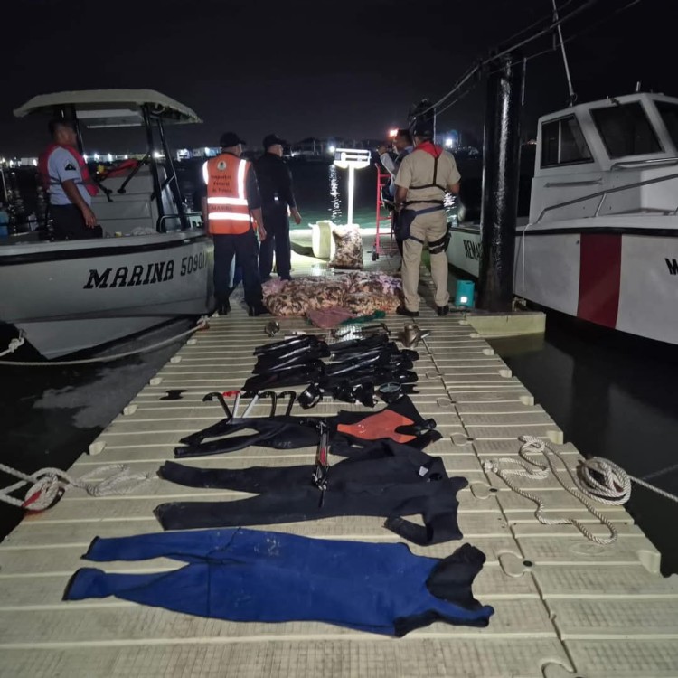 Esta acción se llevó a cabo durante un recorrido de inspección y vigilancia marítima