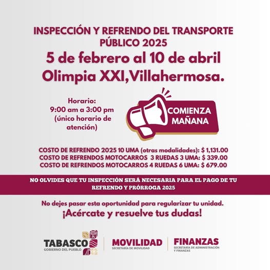Ubicaciones y horarios para el refrendo vehicular