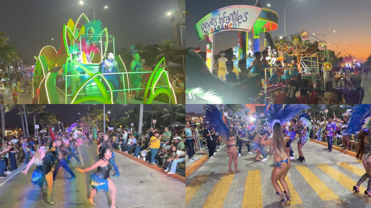 Diversión y algarabía en el segundo bando de carnaval