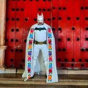 Batman con traje yucateco en el Carnaval de Motul conquista redes sociales