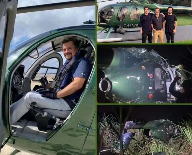 Cae Helicóptero del empresario José Abella en Fortín, Veracruz