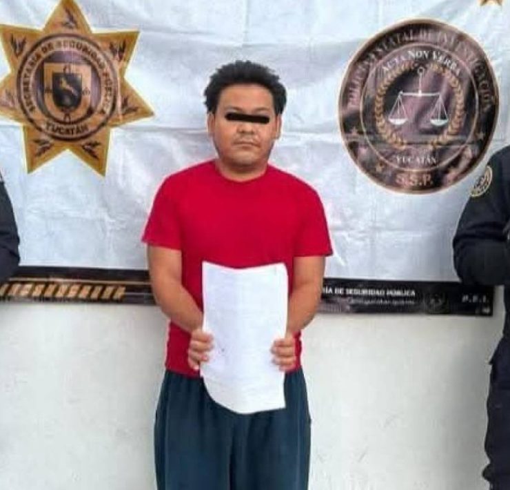 Captura del agresor de familia en Kanasín gracias a la investigación policial