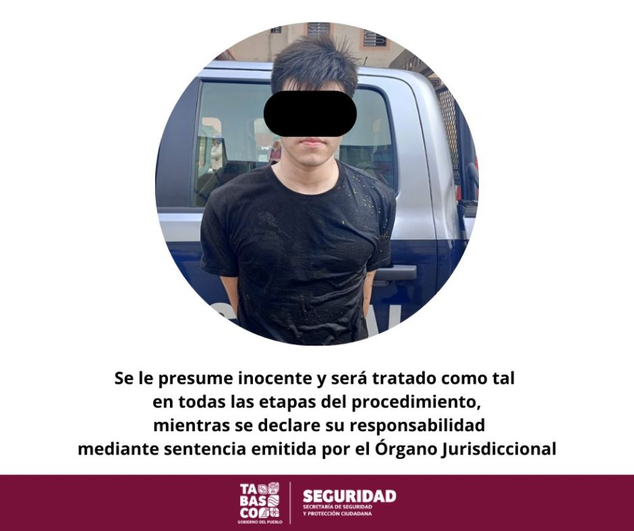 Captura del sospechoso