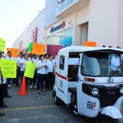 Dan banderazo a colocación de cromática para transporte seguro