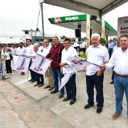 Dan banderazo de inicio a la rehabilitación del Puente Huapinol en Macuspana