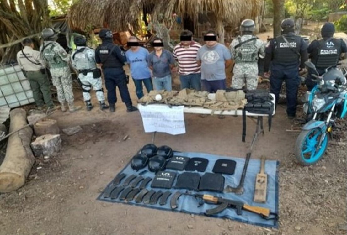 FIRT Olmeca desmantela célula criminal en Macuspana