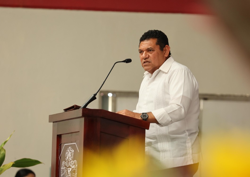 Gobernador Javier May Rodríguez en su visita a