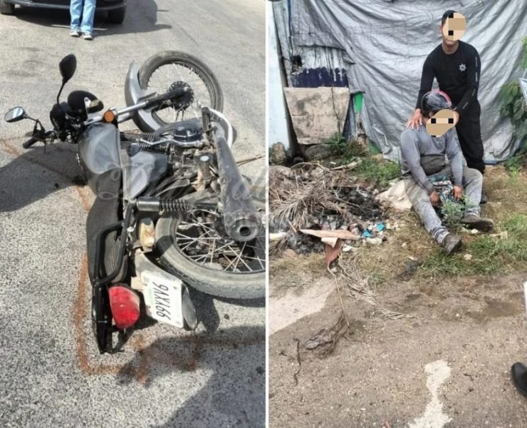 Motociclista pierde un dedo en accidente en Mérida ¡Conoce los detalles!