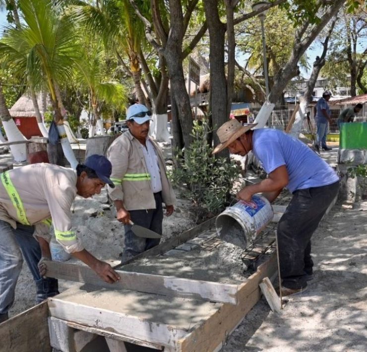 Construyen desagüe en la Playita Inclusiva del Guanal