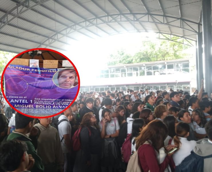 Protesta y represión en plantel 1 de COBATAB