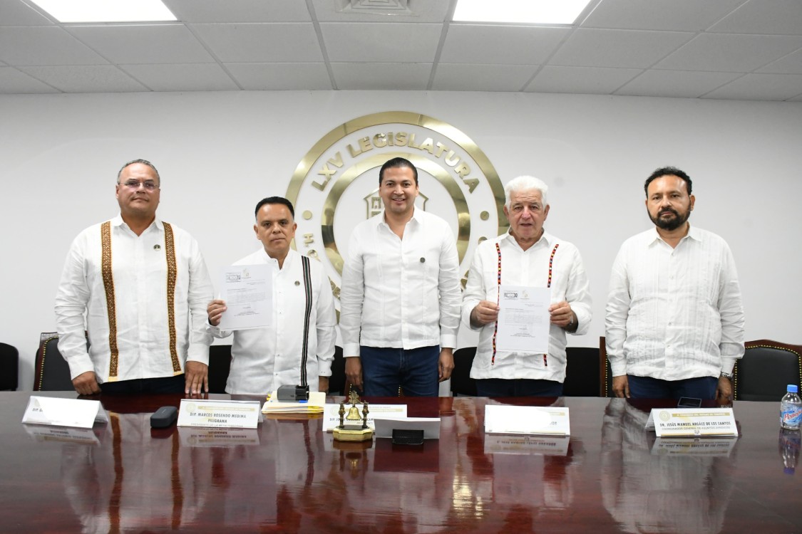 Recibe Congreso de Tabasco iniciativas