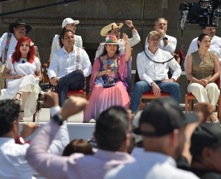 Clara Brugada respalda a Claudia Sheinbaum en defensa de la soberanía y economía nacional